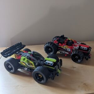 Lego Technic Whack! and Bash! Stunt Cars #42072 & #42073